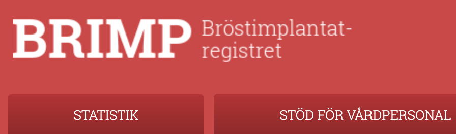 Brimp, bröstimplantatsregistret