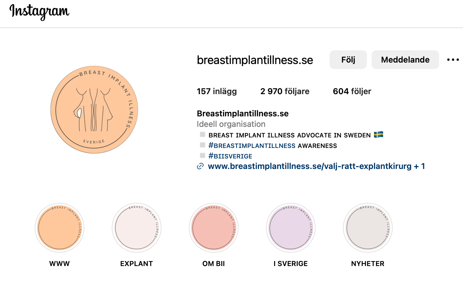 BREAST IMPLANT ILLNESS INSTAGRAM